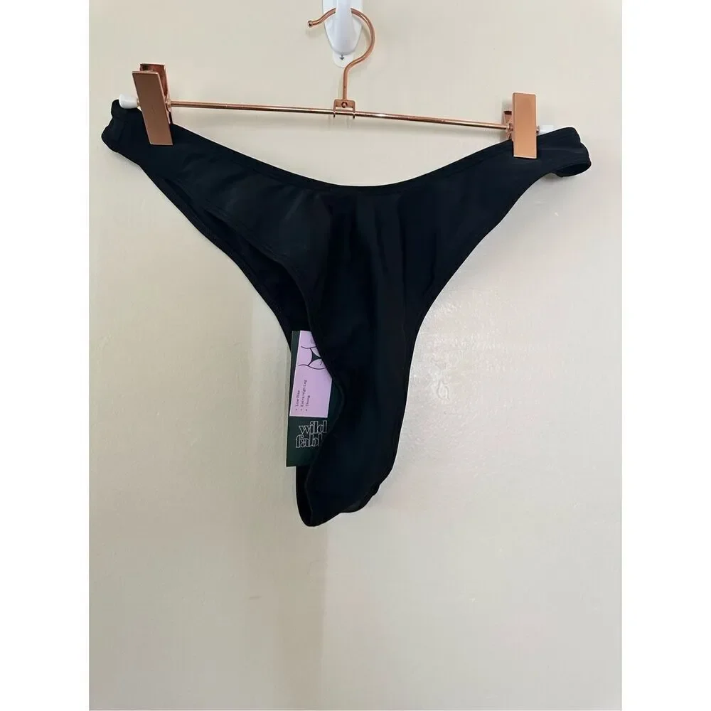 Wild Fable Low Rise Extra High Leg Thong Swim Bikini Bottoms Multiple Sizes